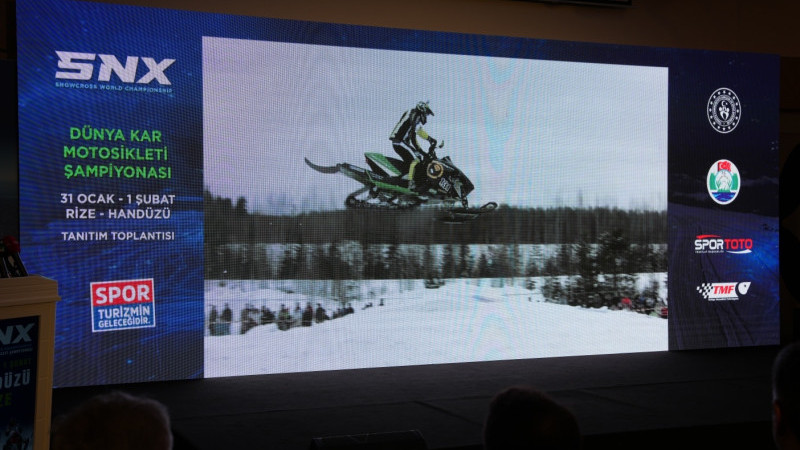 Dünya Kar Motosikleti Şampiyonası Handüzü Yaylası’nda Yapılacak